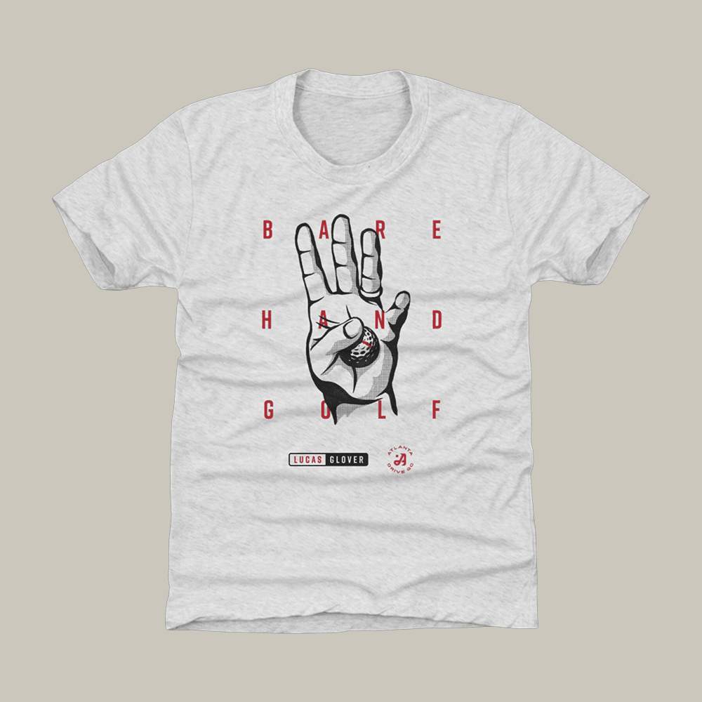Atlanta Drive GC Lucas Glover Bare Hand Golf T-Shirt Sport Clothes TGL Golf Gear Gift For Fan