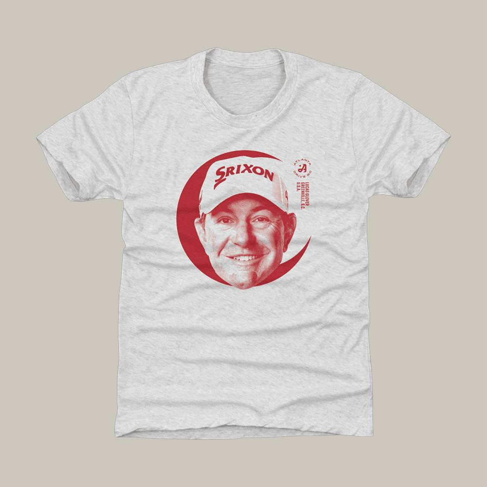 Atlanta Drive GC Lucas Glover Portrait T-Shirt Golf Attire TGL Golf Gear Lucas Glover Fan Gift