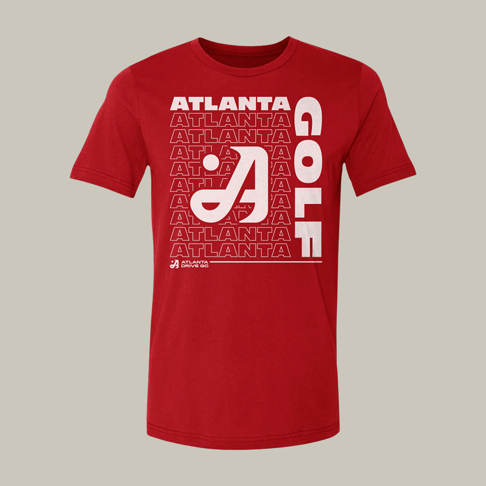 Atlanta Drive GC Repeat Outline T-Shirt TGL Golf Outfit Unique Gift For Golf Men