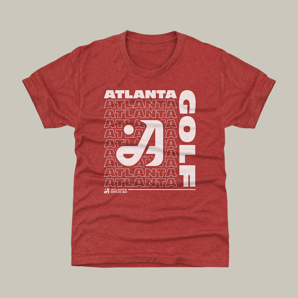 Atlanta Drive GC Repeat Outline T-Shirt TGL Golf Tee Cool Gift For Best Friends