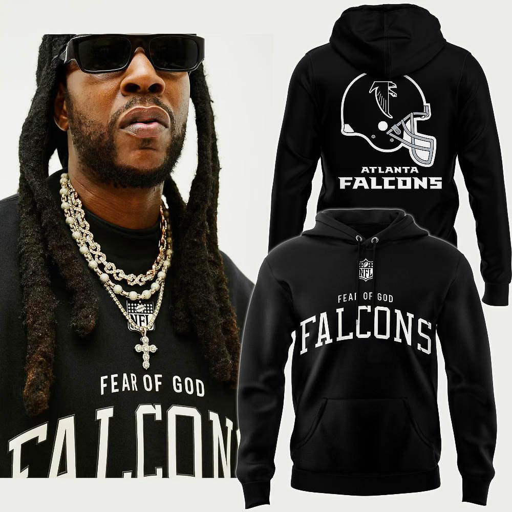 Atlanta Falcons Fear of God x NFL Atlanta Capsule Limited Edition Hoodie Gift For Him