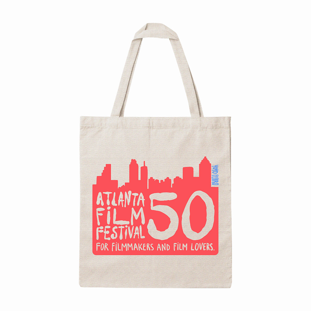 Atlanta Film Festival 50th Anniversary Tote Bag Atlanta Film Festival Merch Gift For Fans