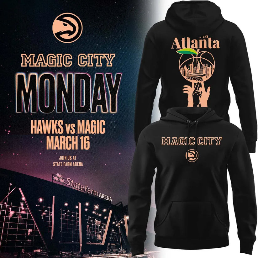 Atlanta Hawks 2026 Magic City True To Atlanta Hoodie Atlanta Hawks Apparel Gift For Basketball Fan