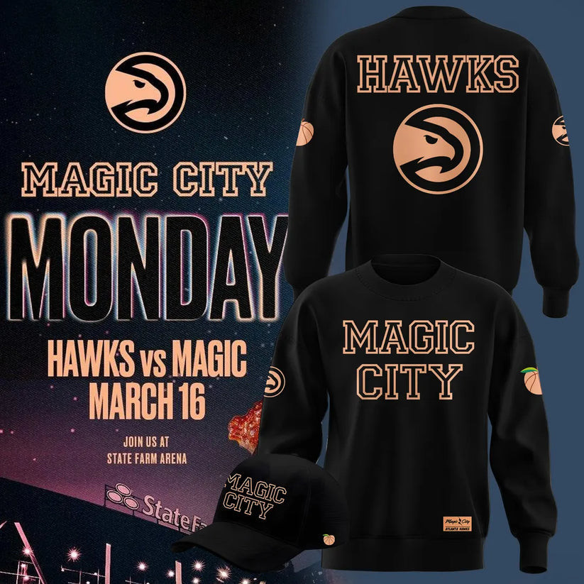 Atlanta Hawks 2026 Magic City True To Atlanta Sweatshirt Atlanta Hawks Merch Gift For Hawks Fan