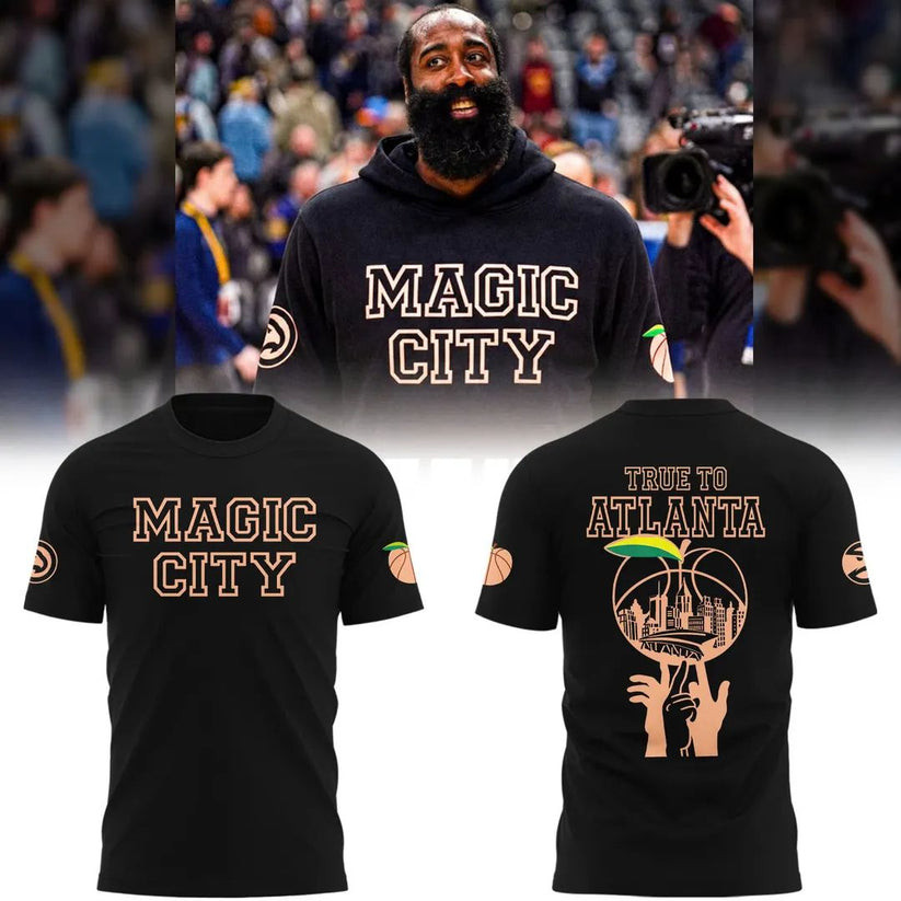 Atlanta Hawks 2026 Magic City True To Atlanta T-Shirt Basketball Tee Hawks Fan Gift