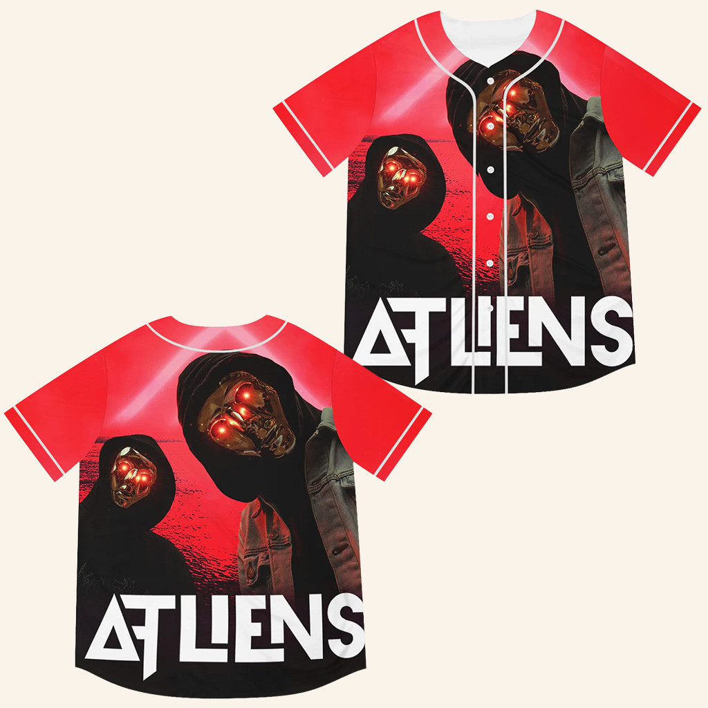 ATLIENS Baseball Jersey EDM EDC Jersey ATLIENS Merch Presents For Music Lovers ATLIENS Baseball Jersey EDM EDC Jersey ATLIENS Merch Presents For Music Lovers
