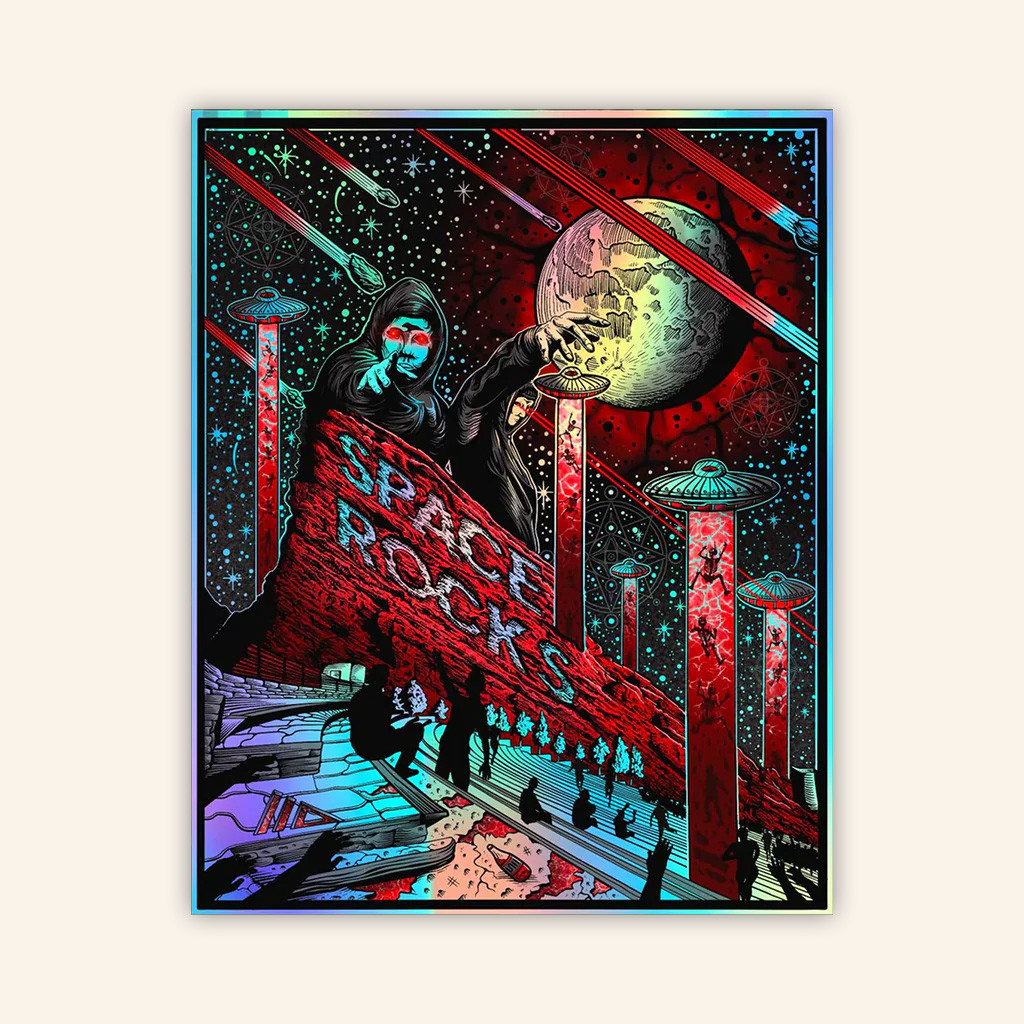 ATLiens Merch Space Rocks Poster Unique Gifts For Music Lovers ATLiens Merch Space Rocks Poster Unique Gifts For Music Lovers