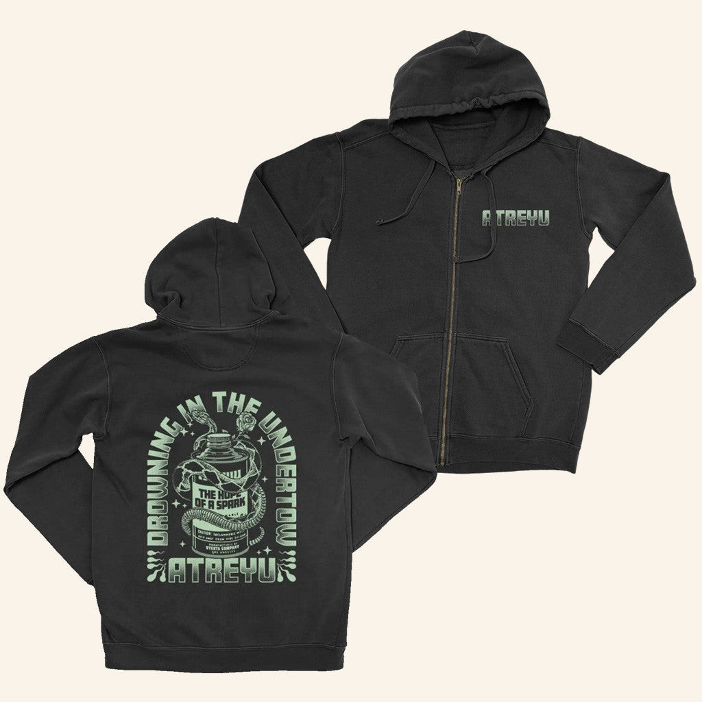 Atreyu Merch Thaos Undertow Zip Hoodie Gift Ideas For Husband