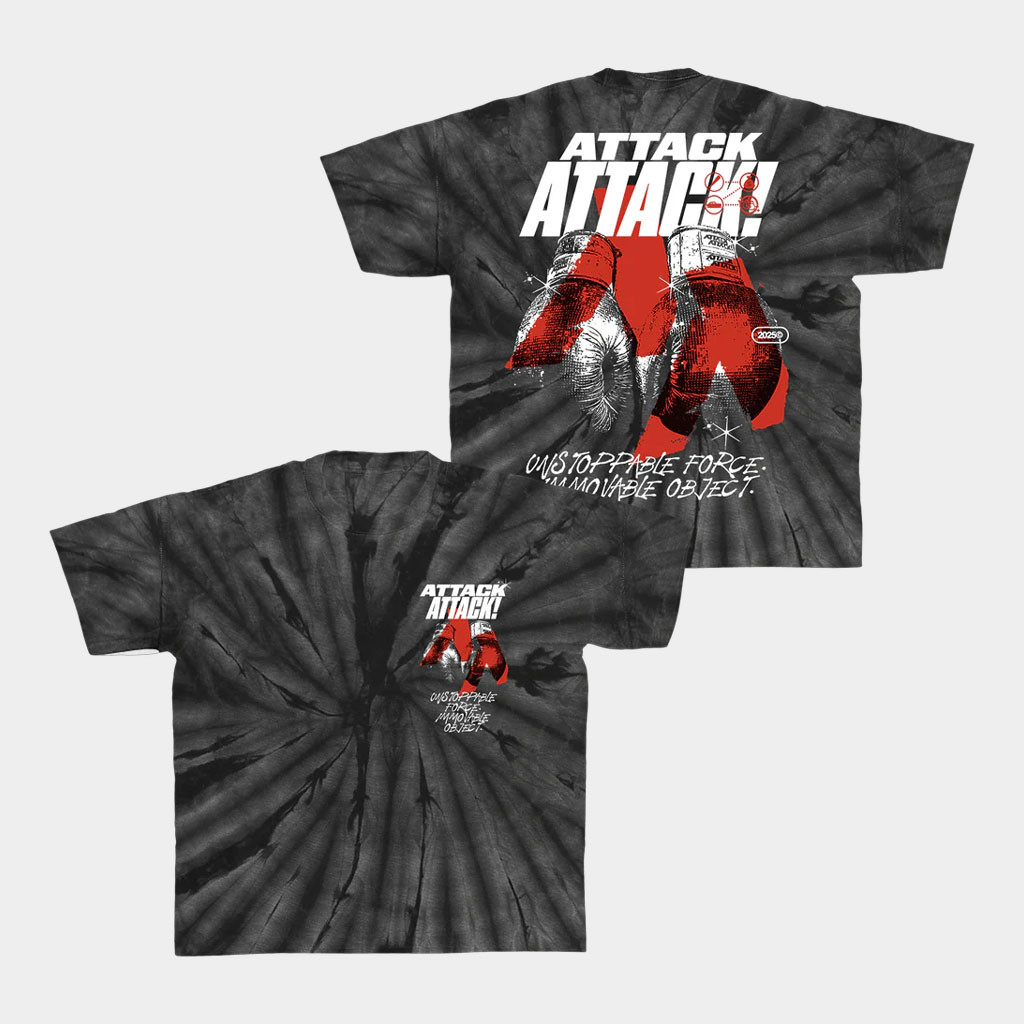 Attack Attack Merch Unstoppable Force Tie Dye Shirt Music Related Gifts For Guys