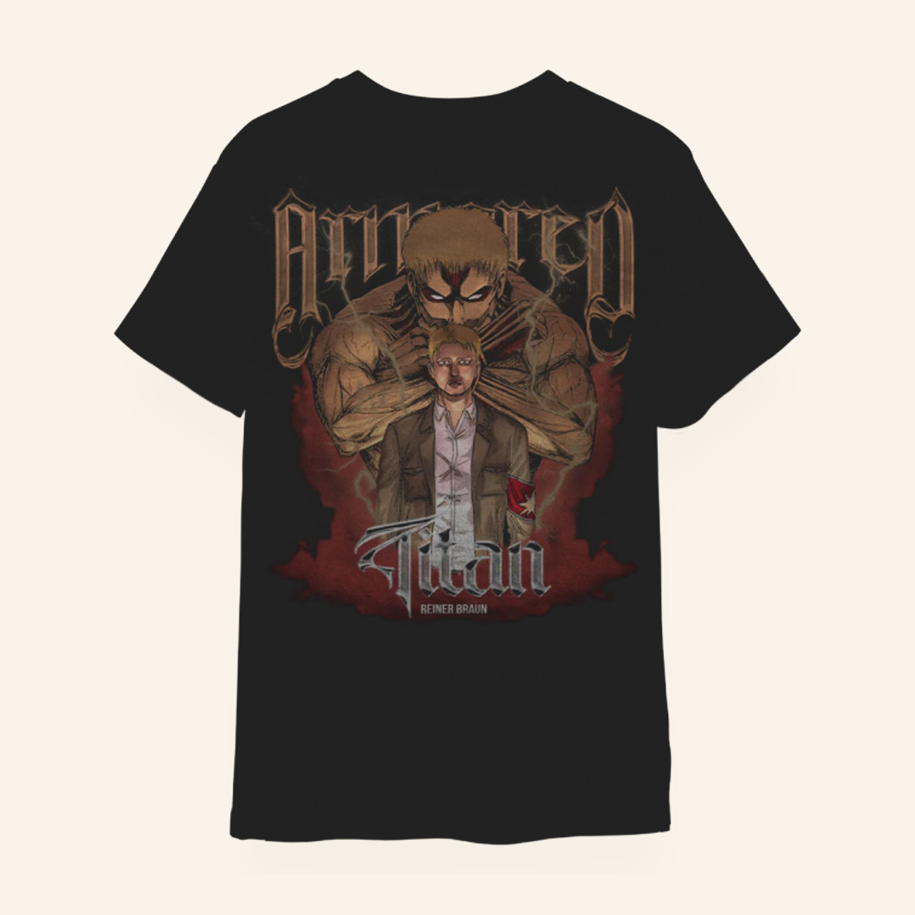 Attack On Titan Merch Armored Titan T-Shirt Presents For Anime Lovers Attack On Titan Merch Armored Titan T-Shirt Presents For Anime Lovers