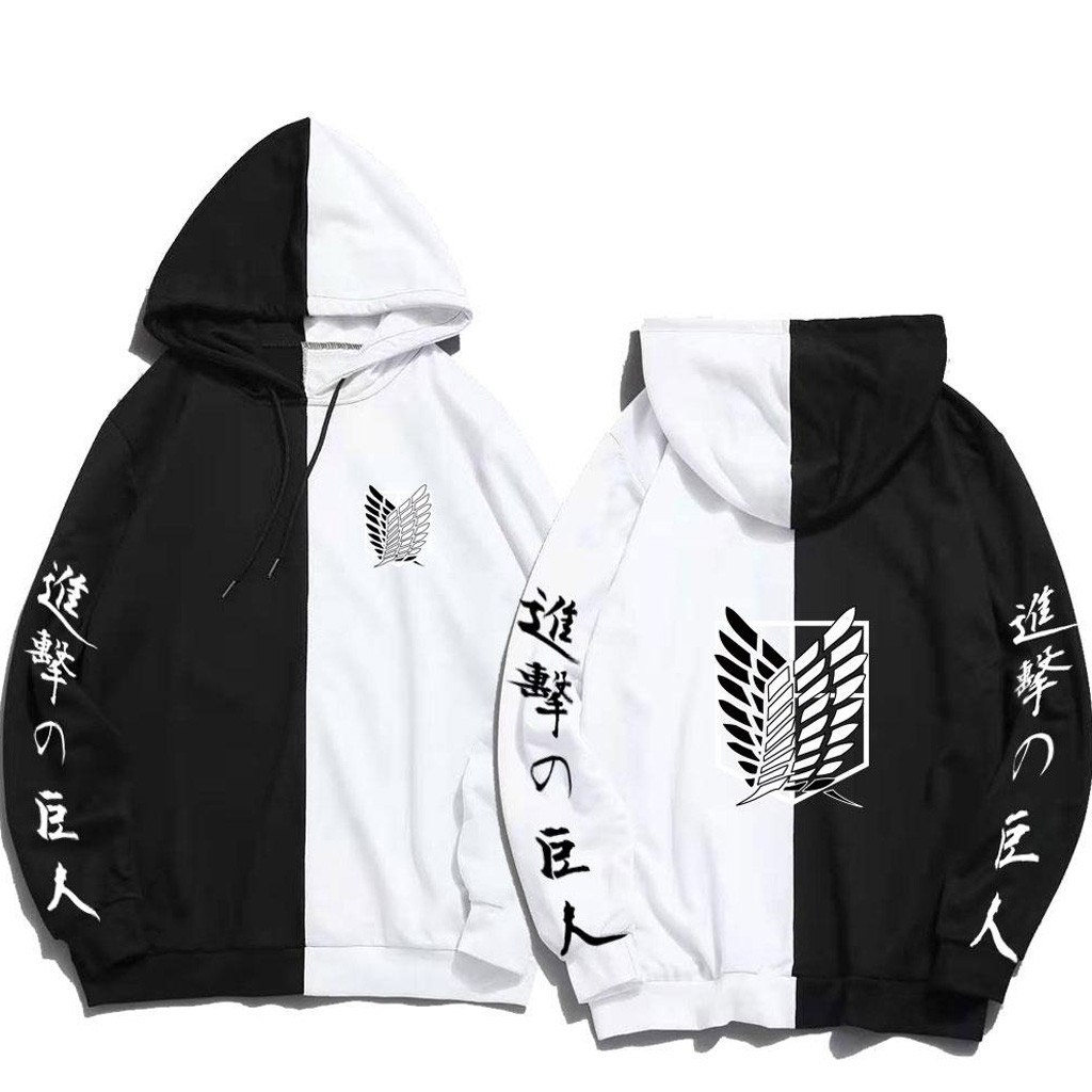 Attack On Titan Merch Black White No 1 Hoodie Birthday Gift Ideas For Husband