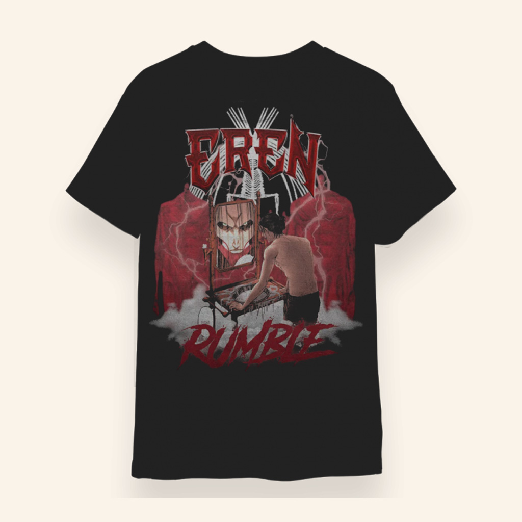 Attack On Titan Merch Eren Rumble T-Shirt Gift Ideas For Anime Lovers Attack On Titan Merch Eren Rumble T-Shirt Gift Ideas For Anime Lovers