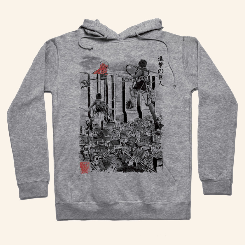 Attack On Titan Merch Flying For Humanity Hoodie Top Gifts For Anime Lovers Attack On Titan Merch Flying For Humanity Hoodie Top Gifts For Anime Lovers