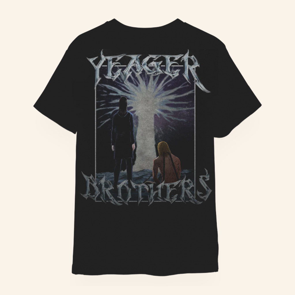 Attack On Titan Merch Yeager Brothers T-Shirt Unique Gifts For Anime Lovers