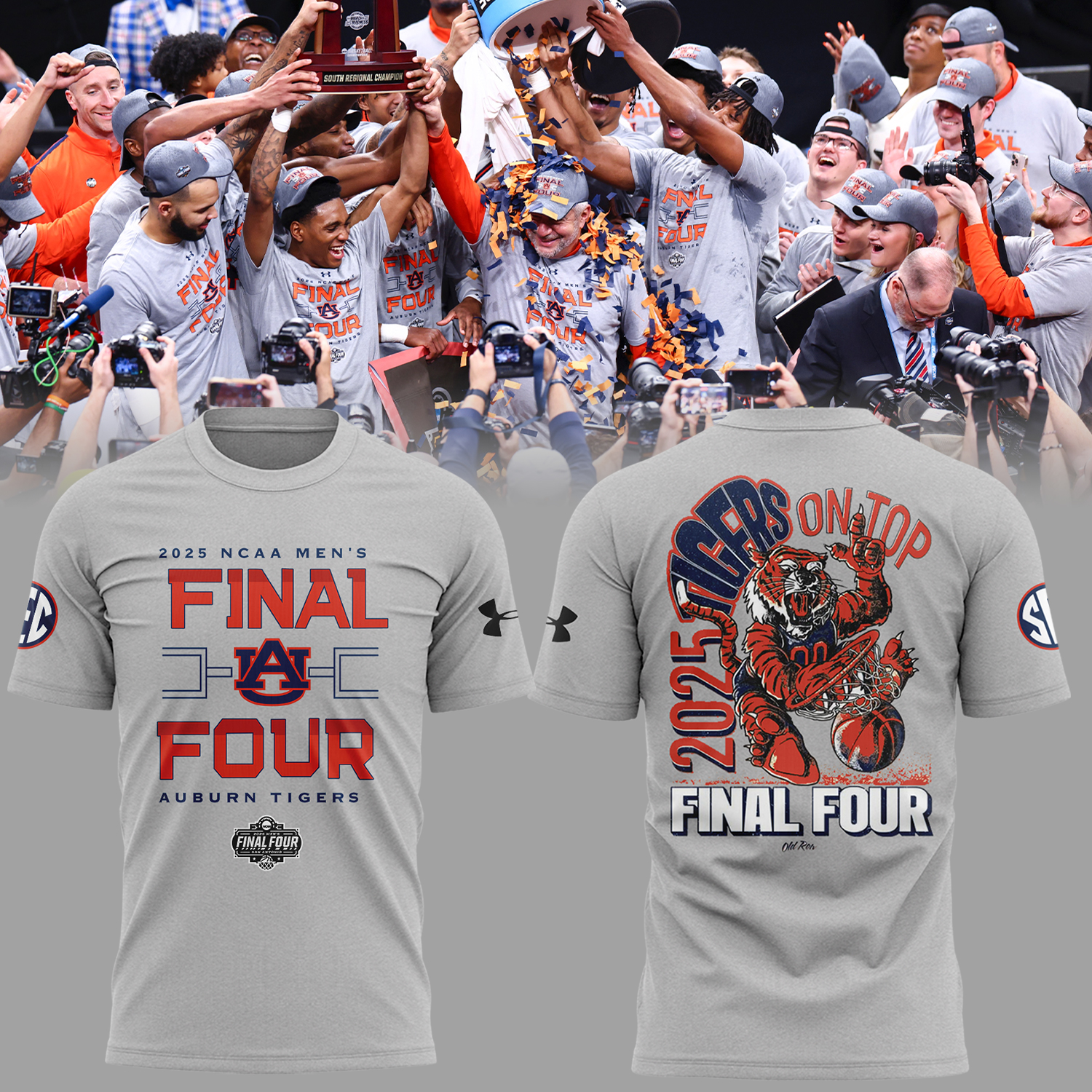 Auburn Basketball Final Four T-Shirt Best Gifts For Basketball Players
