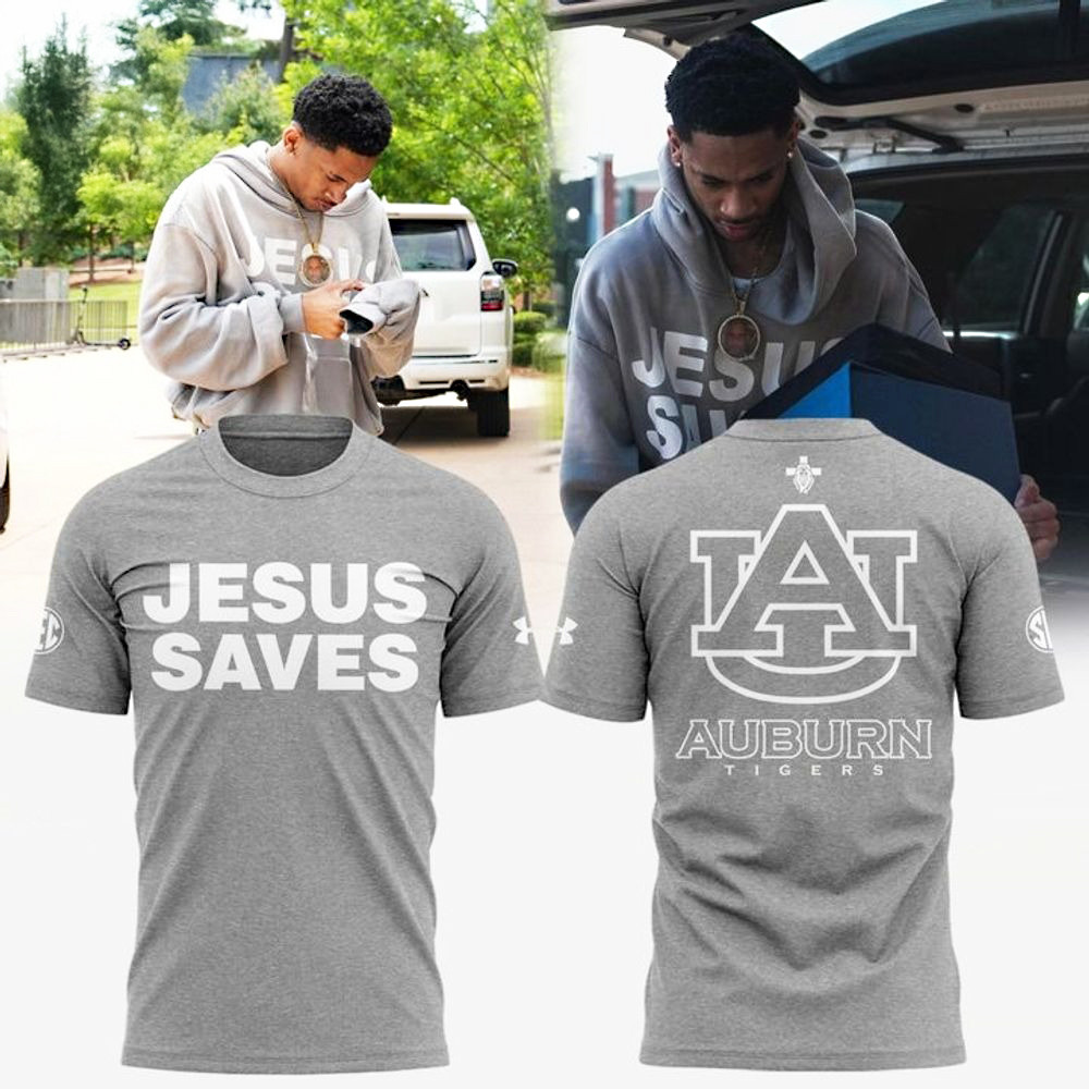 Auburn League JESUS SAVES T-Shirt Gift Ideas For Guys