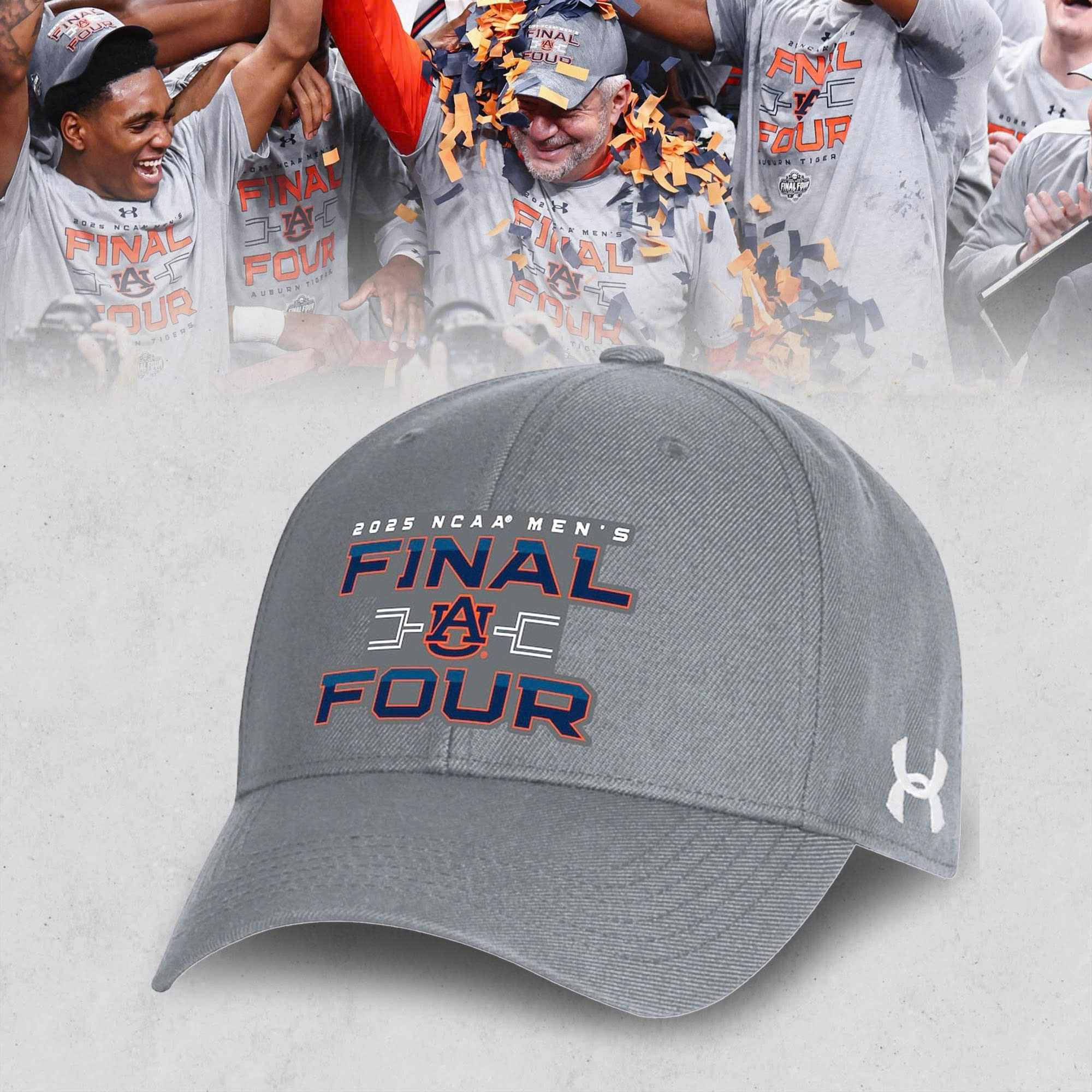 Auburn Tigers 2025 Final Four Hat Men's Basketball March Madness Merch Fan Gear