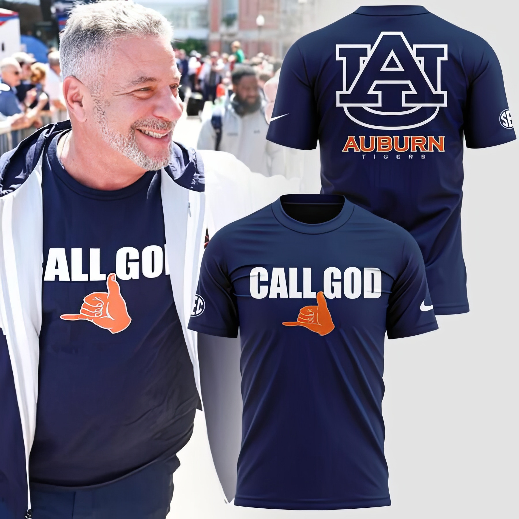 Auburn Tigers Basketball Call God T-Shirt Merch Best Gifts For Auburn Fans Father's Day