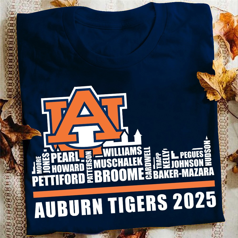 Auburn Tigers Men's Basketball 2025 T-Shirt For Fans Father's Day Gift Ideas