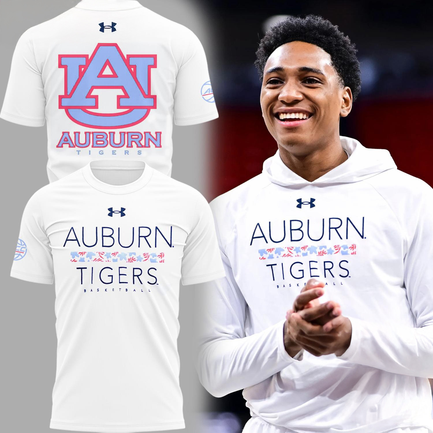 Auburn Tigers Men's Basketball New Design Shirt Best Gifts For Basketball Fans