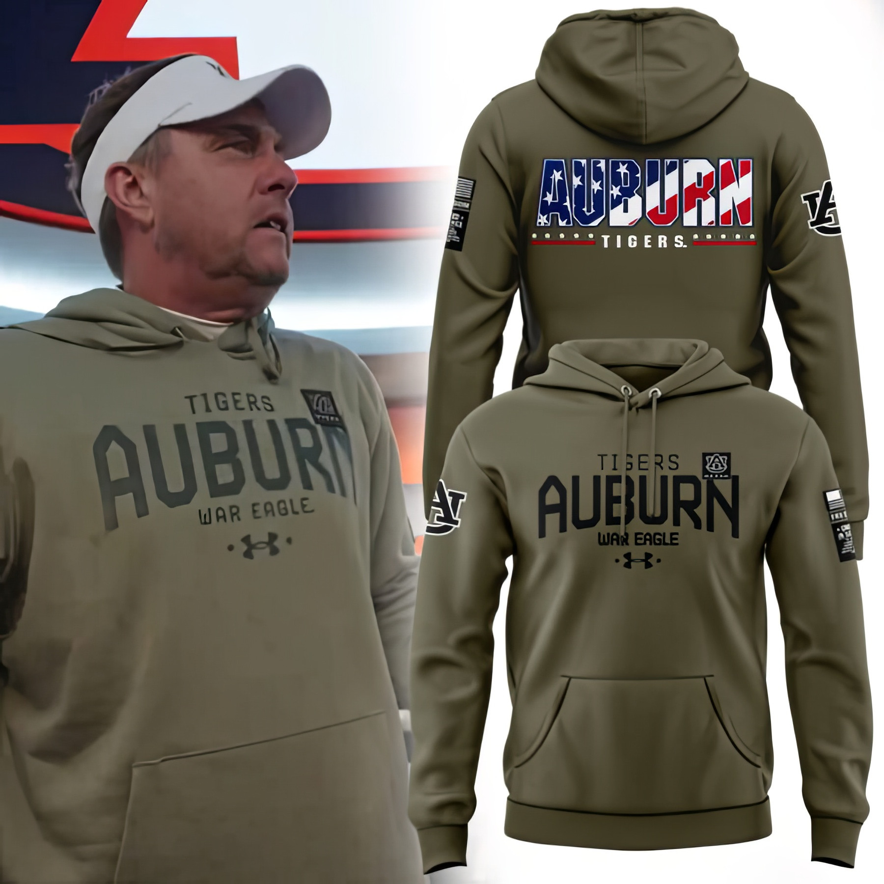 Auburn Tigers War Eagle Basketball Veteran Hoodie Best Gifts For Auburn Fans