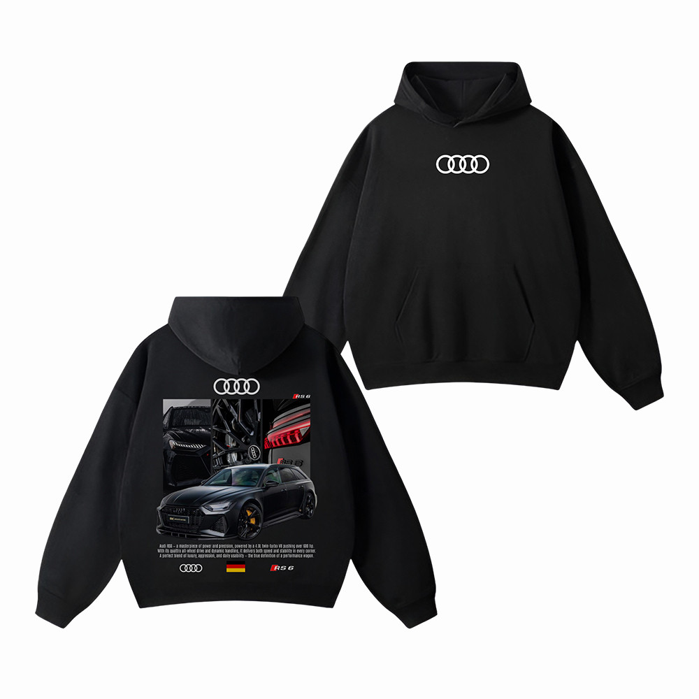 Audi RS6 Hoodie Racing Car Graphic Hoodie Gifts For Audi RS6 Owners