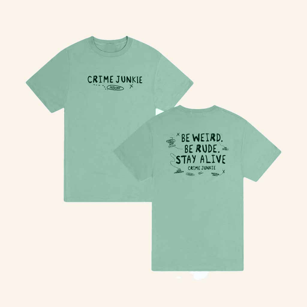 Audiochuck Merch Crime Junkie Bwbrsa Scribble T-Shirt Best Gifts For Husband Audiochuck Merch Crime Junkie Bwbrsa Scribble T-Shirt Best Gifts For Husband