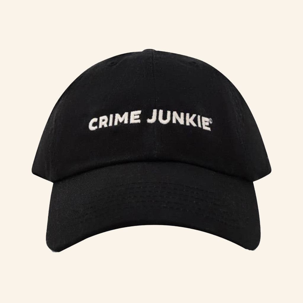 Audiochuck Merch Crime Junkie Embroidered Baseball Hat Gifts For Dad Audiochuck Merch Crime Junkie Embroidered Baseball Hat Gifts For Dad