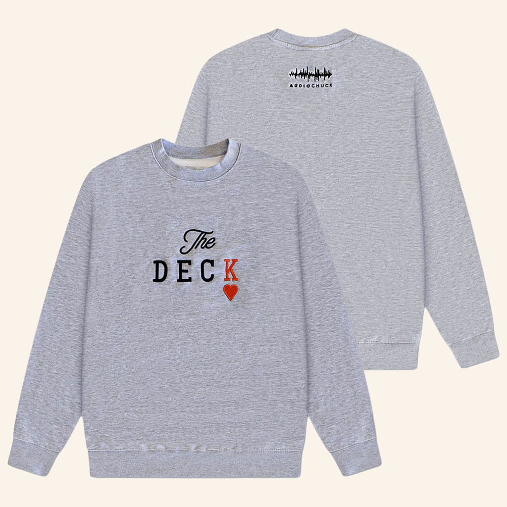 Audiochuck Merch The Deck Sweatshirt Christmas Presents For Her