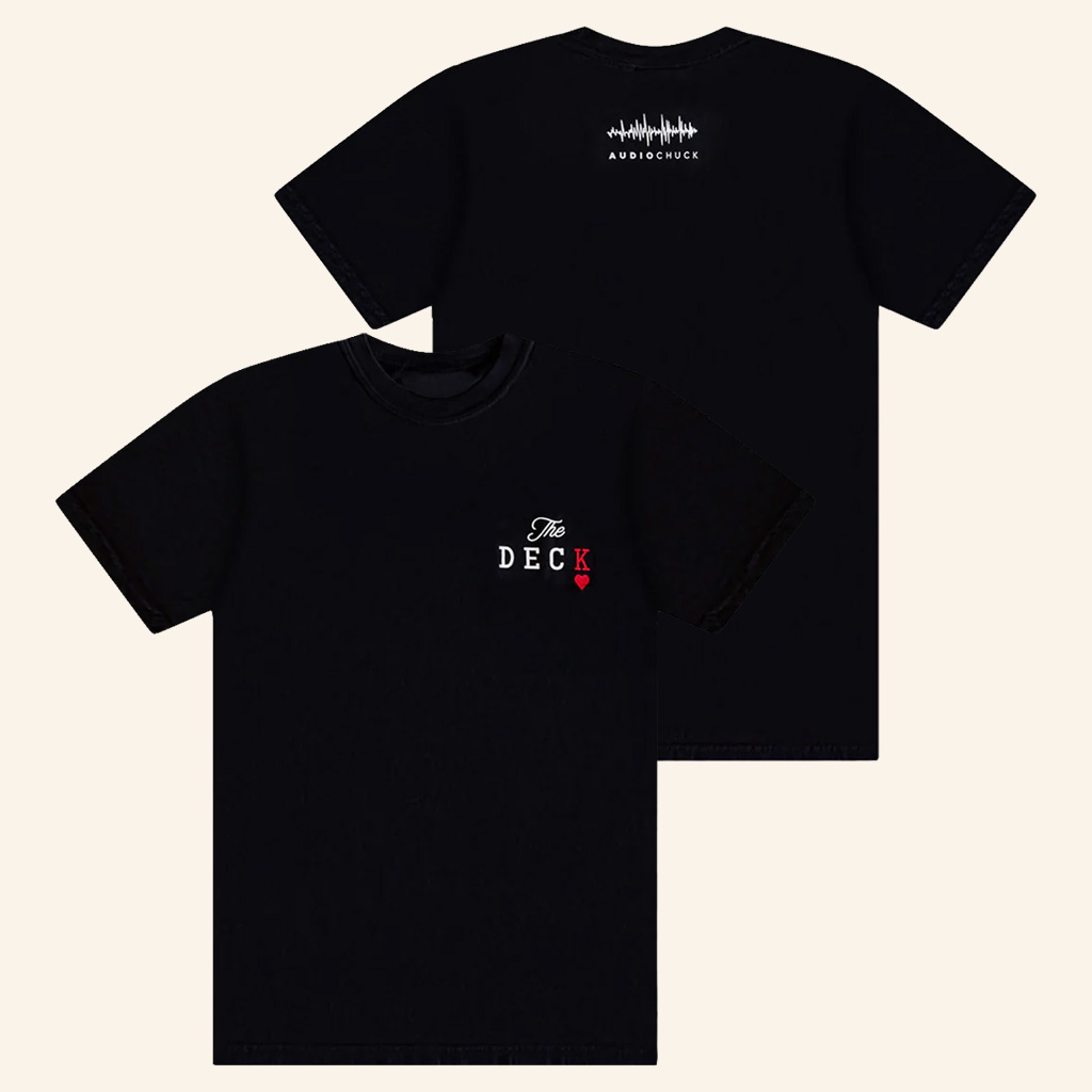 Audiochuck Merch The Deck T-Shirt Christmas Presents For Friends Audiochuck Merch The Deck T-Shirt Christmas Presents For Friends