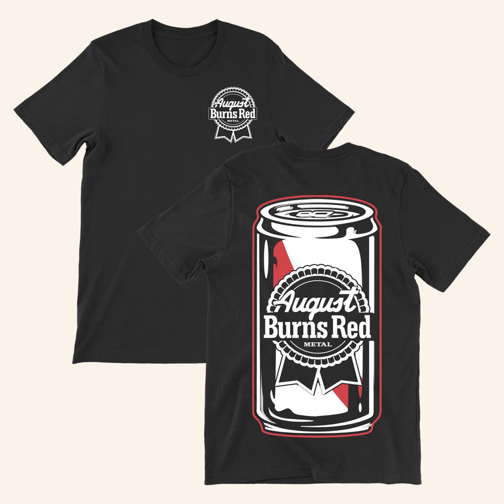 August Burns Red Merch ABR Beer Can Black T-Shirt Gifts For Dad August Burns Red Merch ABR Beer Can Black T-Shirt Gifts For Dad