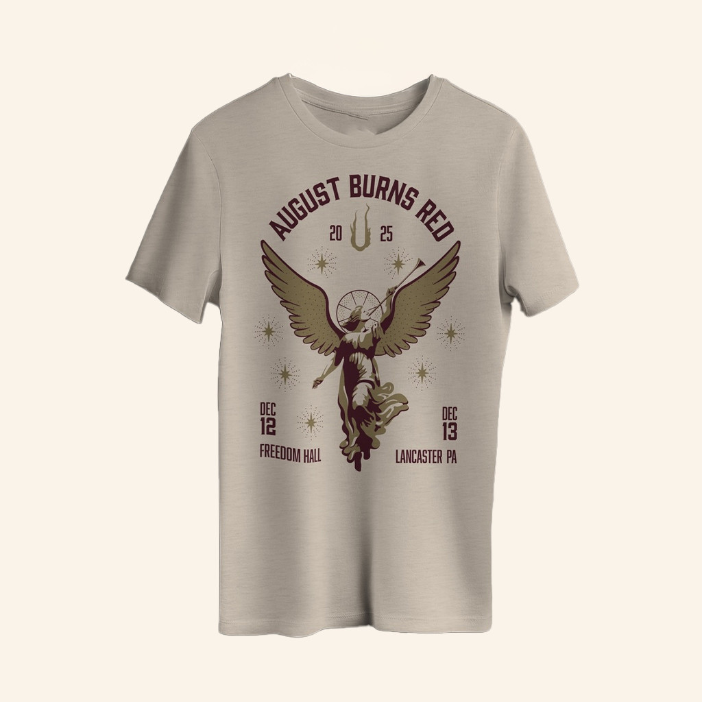 August Burns Red Merch Freedom Hall Lancaster PA 2025 T-Shirt Music Related Gifts For Guys