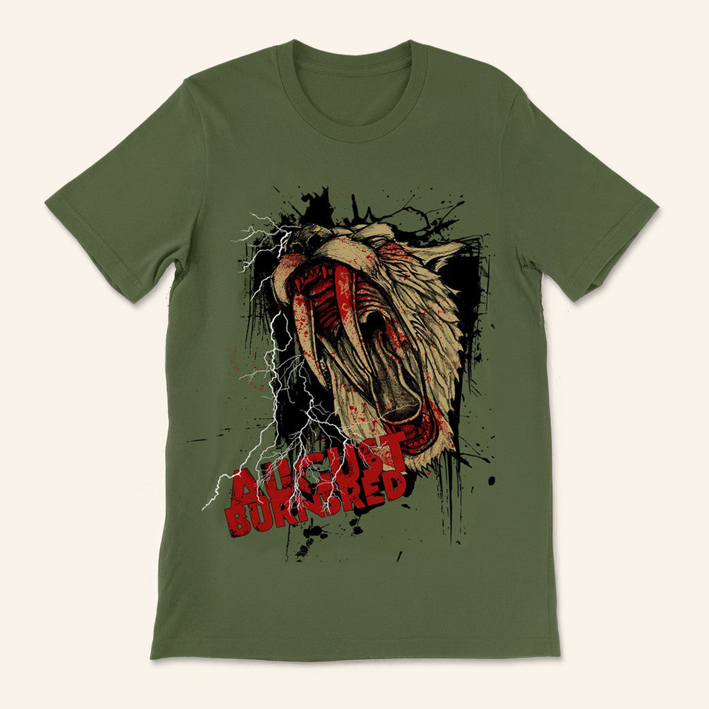 August Burns Red Merch Throwback Sabretooth Tiger T-Shirt Present For Dad August Burns Red Merch Throwback Sabretooth Tiger T-Shirt Present For Dad