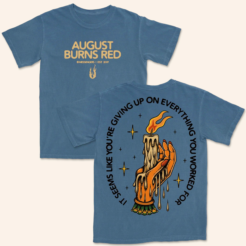 August Burns Red Tour Merch Composure Blue T-Shirt Gifts For Fans August Burns Red Tour Merch Composure Blue T-Shirt Gifts For Fans