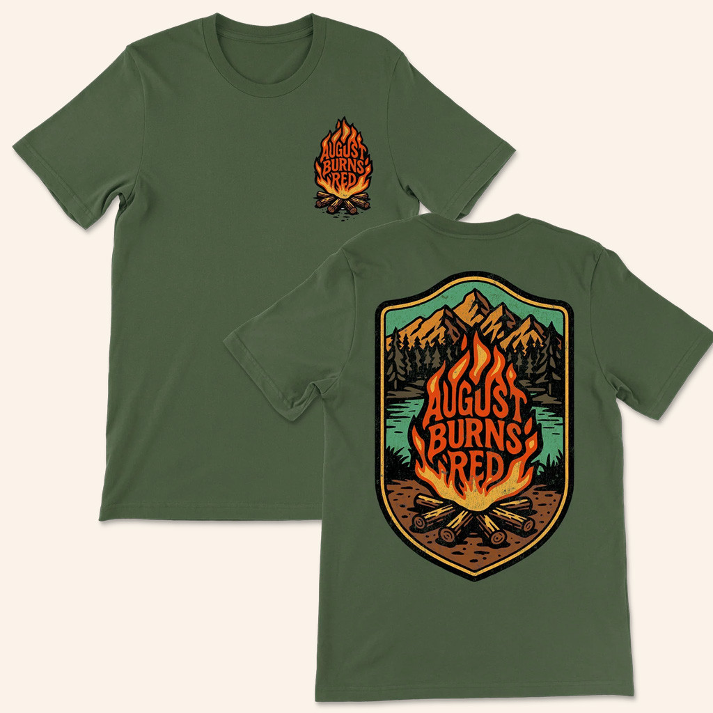 August Burns Red Tour Merch Fire Mountain T-Shirt Gifts For Band Fans August Burns Red Tour Merch Fire Mountain T-Shirt Gifts For Band Fans