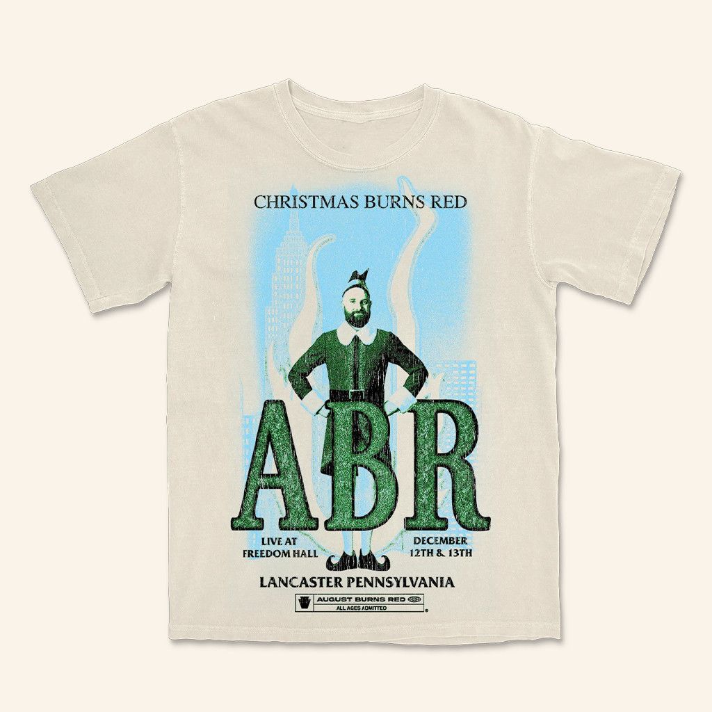 August Burns Red Tour Merch Jake Elf T-Shirt Christmas Burns Red Merch Gifts For Fans