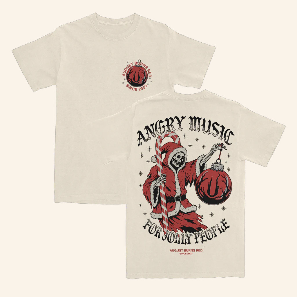 August Burns Red Tour Merch Jolly Reaper T-Shirt Dad Christmas Gifts August Burns Red Tour Merch Jolly Reaper T-Shirt Dad Christmas Gifts