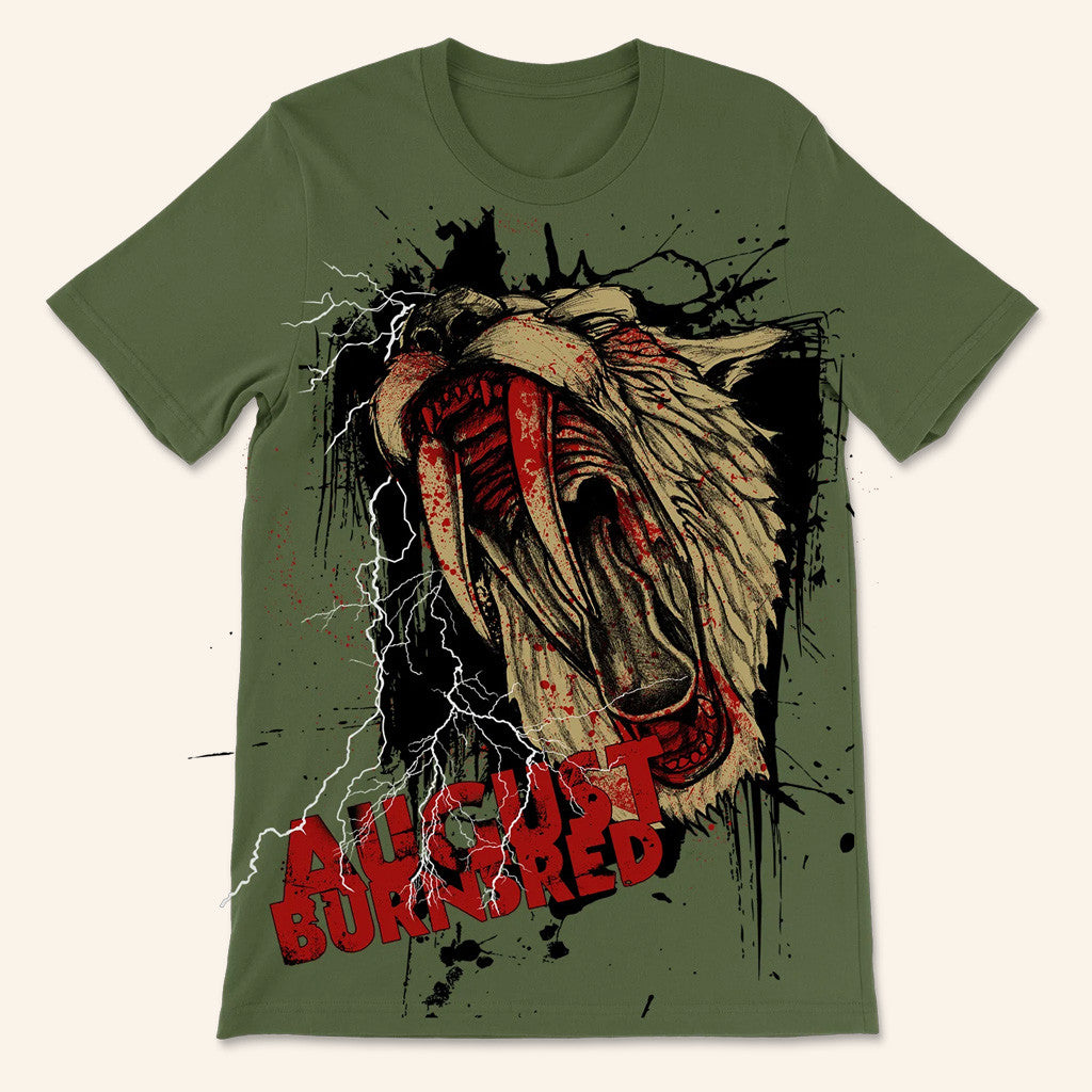 August Burns Red Tour Merch Throwback Sabretooth Tiger T-Shirt Gifts For Friends August Burns Red Tour Merch Throwback Sabretooth Tiger T-Shirt Gifts For Friends