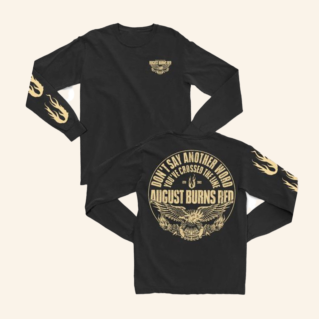 August Burns Red Tour Merch White Eagle Long Sleeve T-Shirt Gifts For Music Lovers August Burns Red Tour Merch White Eagle Long Sleeve T-Shirt Gifts For Music Lovers