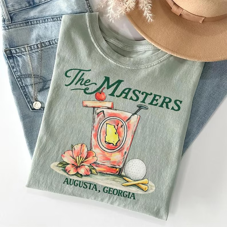 Augusta Georgia Masters Golf Azalea Floral T-shirt Masters 2026 Apparel Gift For Friends