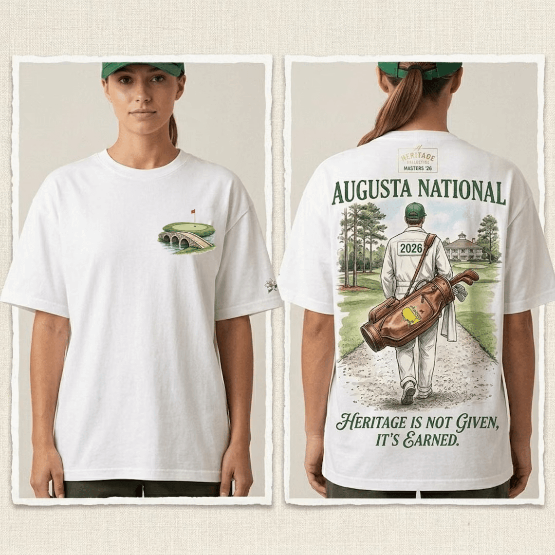 Augusta National 2026 Golf Heritage T-Shirt Aronimink Golf Club Clothes Golf Mom Gift