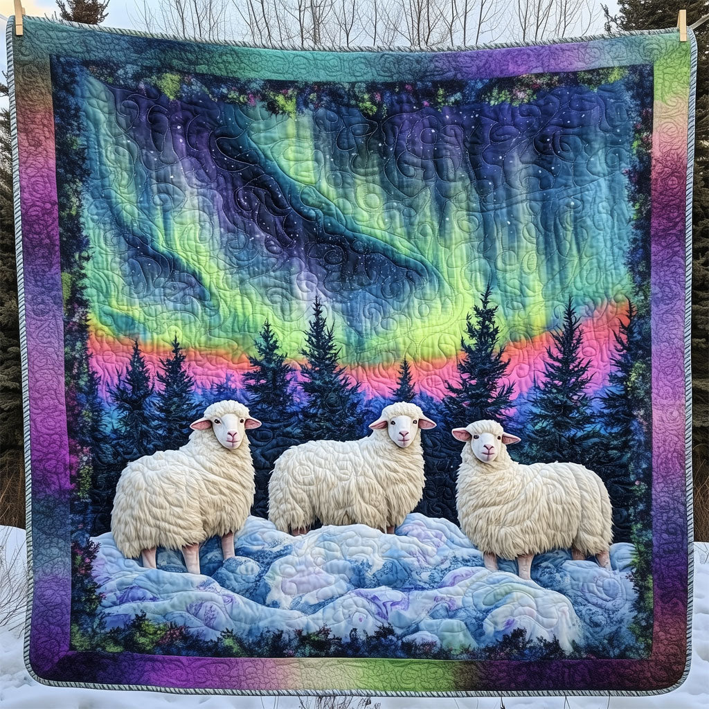 Aurora Sheep Quilt Premium Quilt Blanket for Family and Guests