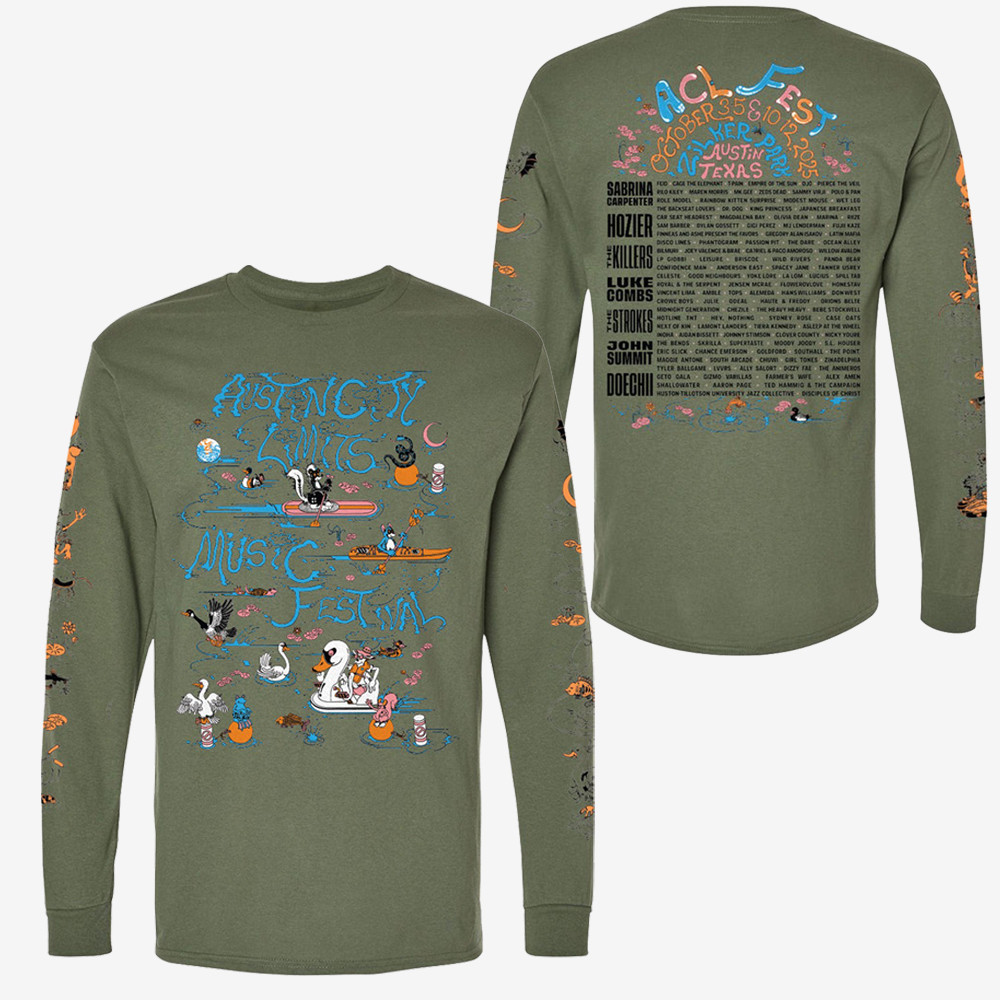 Austin City Limits Music Festival Long Sleeve Shirt Music Concert Apparel Best Gifts For Fans