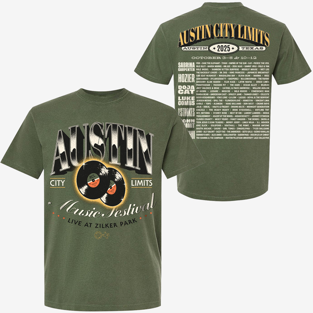 Austin City Limits Music Festival T-Shirt Texas Music Festival Merch Gifts For Music Lovers
