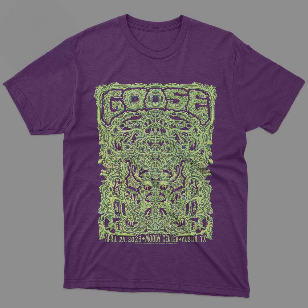 Austin Texas 2026 Venue Poster T-Shirt Goose Band Merch Unique Present For Fans