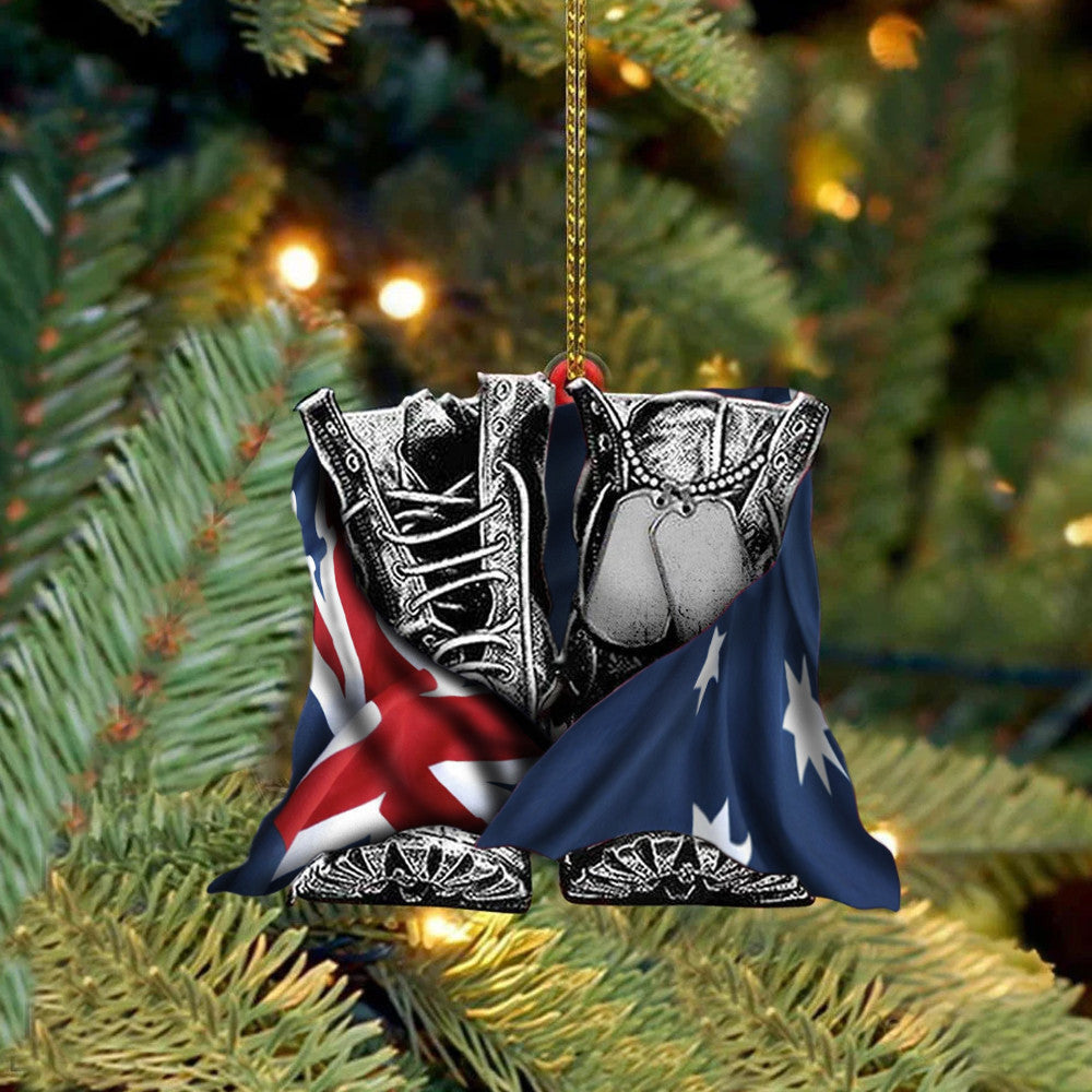 Australia Flag Boots Military Ornament Christmas Tree Decorations 2024 Gifts For Australian Australia Flag Boots Military Ornament Christmas Tree Decorations 2024 Gifts For Australian