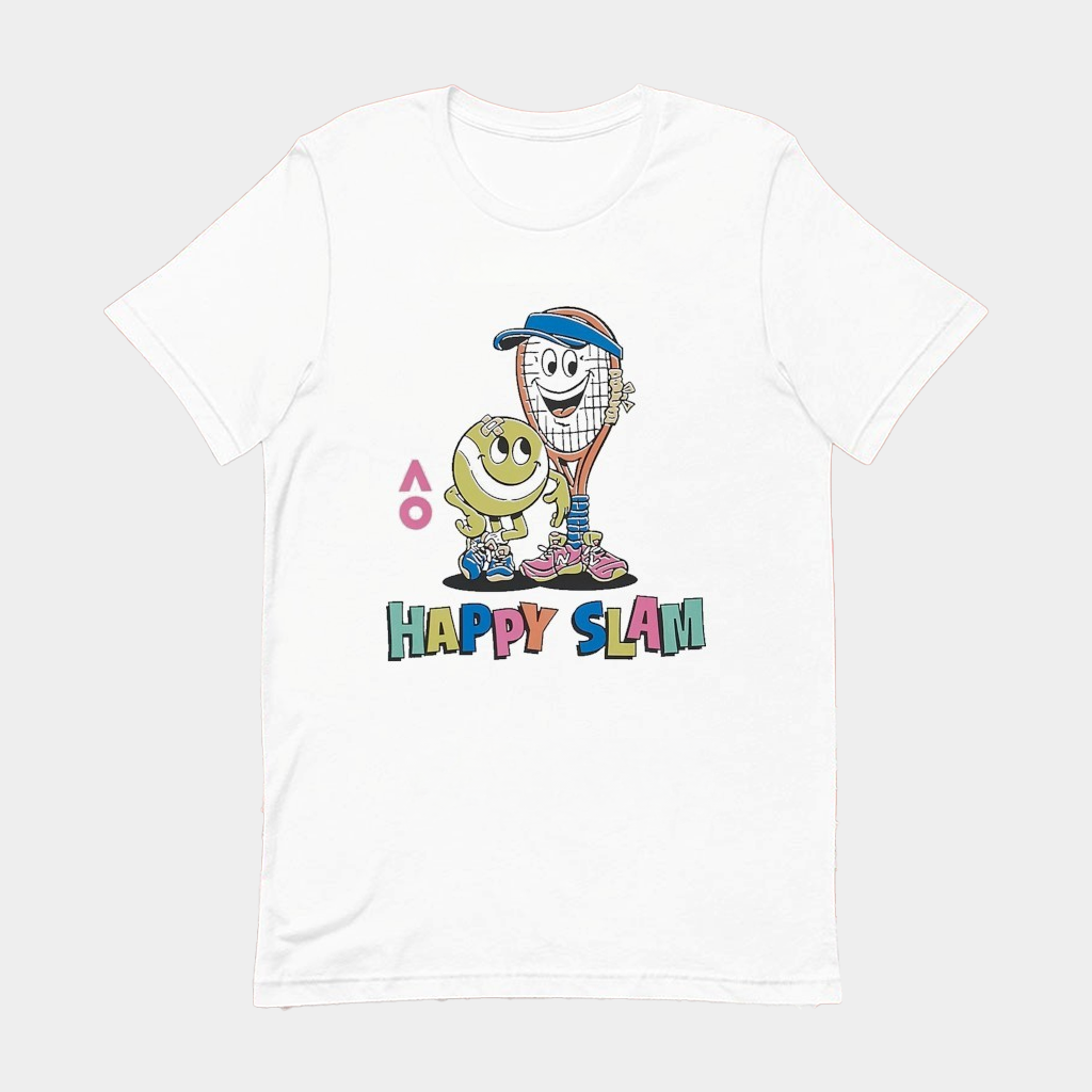 Australian Open Happy Slam T-Shirt Best Gifts For Tennis Lovers