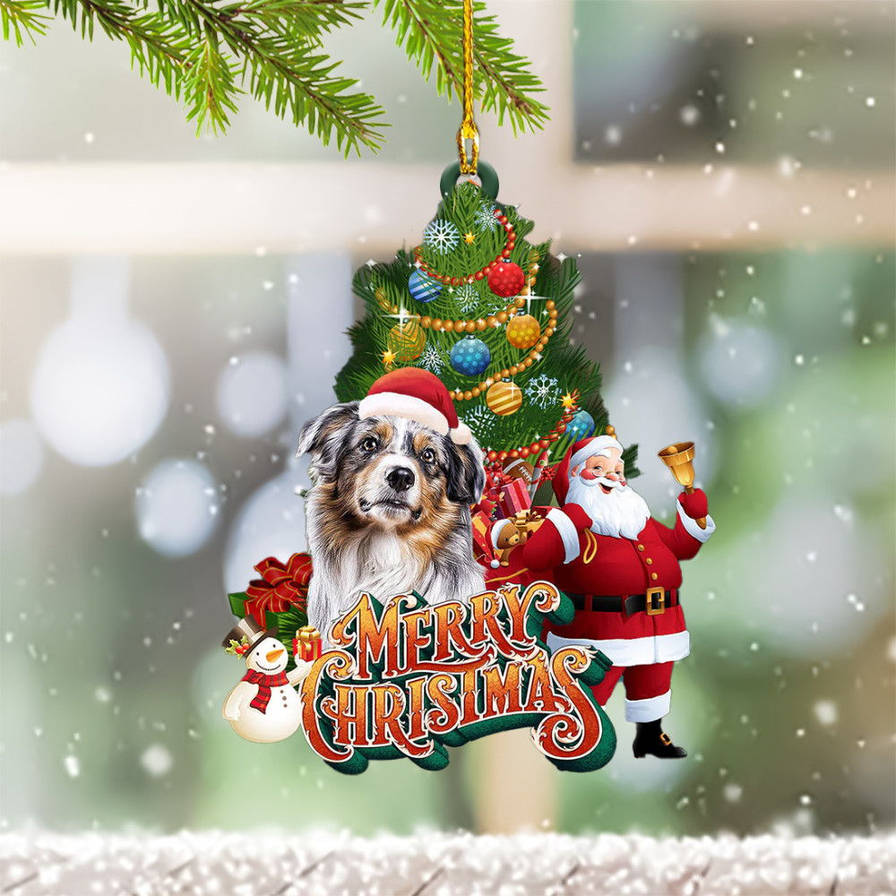 Australian Shepherd Christmas Ornament Australian Shepherd Tree Ornament Dog Lovers 2024