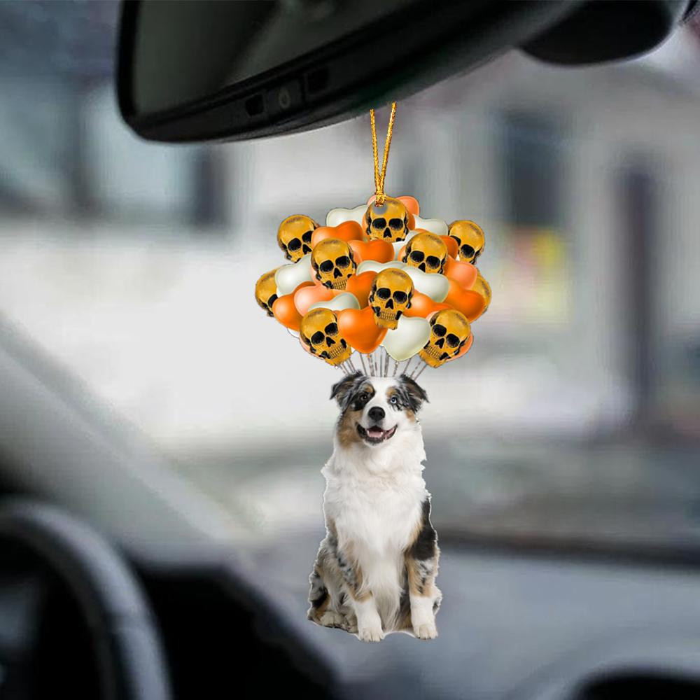 Australian Shepherd Halloween Car Ornament Dog Ornament For Halloween