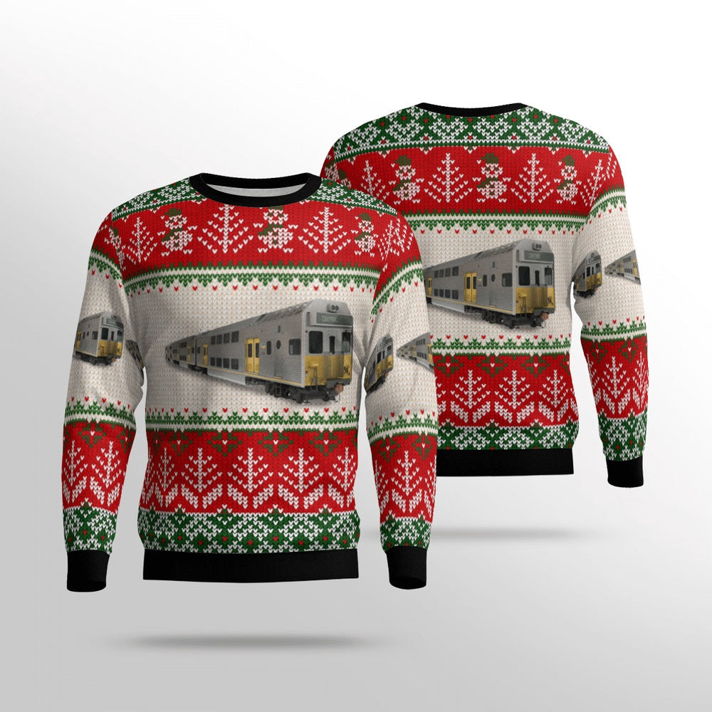 Australian Sydney Trains K Sets Suburban Passenger Christmas Unisex Sweaters Christmas Gift